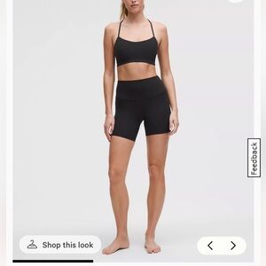 Lululemon high rise align shorts 6”